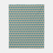 Cozy Fleece Blanket  Modern Geometric Pattern フリースブランケット (正面)
