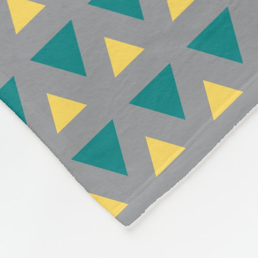 Cozy Fleece Blanket  Modern Geometric Pattern フリースブランケット (角)