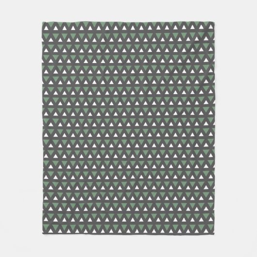 Cozy Fleece Blanket  Modern Geometric Pattern フリースブランケット (正面)