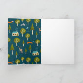 Cozy Forest Cabin and Animals カード (内部)