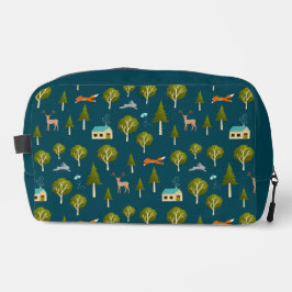 Cozy Forest Cabin and Animals ドップキット