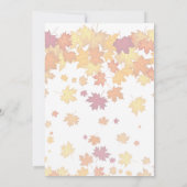 Cozy Friendsgiving Dinner Art 招待状 (裏面)