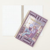 Cozy Galaxy Reader & Pastel Aesthetic Journal ノートブック (内側)