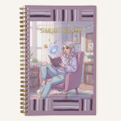 Cozy Galaxy Reader & Pastel Aesthetic Journal ノートブック (正面)
