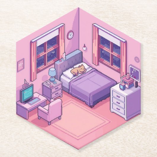 「COZY GAMER」聖域 ペーパーコースター (正面)