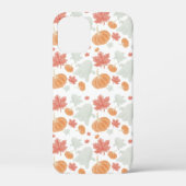 Cozy Ghosts & Pumpkins Autumn Pattern Case-Mate iPhoneケース (裏面)