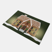 Cozy Gingerbread Christmas Door Mat ドアマット (アングル)