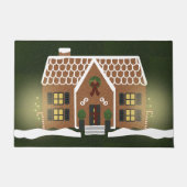 Cozy Gingerbread Christmas Door Mat ドアマット (正面)
