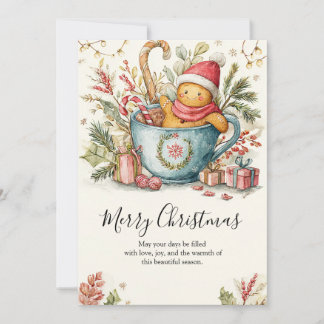 Cozy Gingerbread Holiday Delight シーズンカード