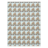 Cozy Gingerbread House Holiday Illustration テーブルクロス (正面)