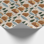 Cozy Gingerbread Village Wrapping Paper ラッピングペーパー (角)