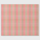 Cozy Gingham Christmas Wrapping Paper ラッピングペーパー (フラット)