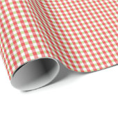Cozy Gingham Christmas Wrapping Paper ラッピングペーパー (ロールコーナー)