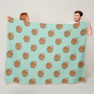 Cozy Gingy Gingerbread Christmas Fleece Blanket フリースブランケット