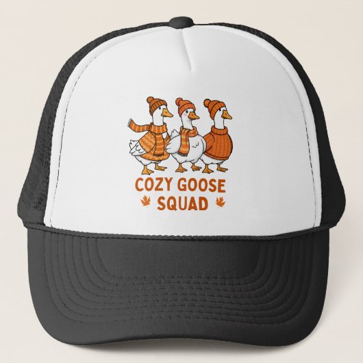 Cozy Goose Squad Autumn キャップ (正面)