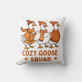 Cozy Goose Squad Autumn クッション