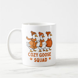 Cozy Goose Squad Autumn Aesthetic Mug コーヒーマグカップ