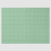 Cozy Green Plaid Rustic Christmas Cabin 薄葉紙 (正面)