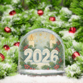 cozy happy new year snow globe (クリスマス)