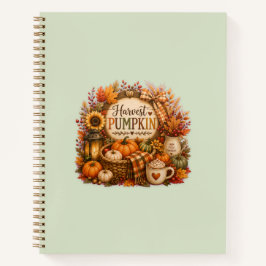 Cozy Harvest Pumpkin / Cosecha Acogedora ノートブック
