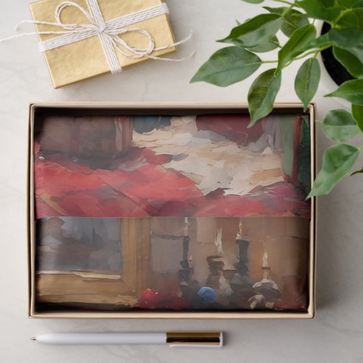 Cozy Hearth & Holiday Glow Christmas Decoupage  薄葉紙 (ギフト)