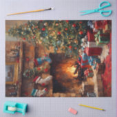 Cozy Hearth & Holiday Glow Christmas Decoupage  薄葉紙 (クラフト)