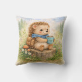 Cozy Hedgehog Kids Room & Nursery クッション (裏面)