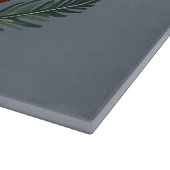 Cozy Holiday Pine Berry Lettering カッティングボード (角)