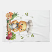 Cozy Kitchen Ducks Cute Cooking Design キッチンタオル (横)