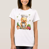 Cozy Kitchen Ducks Cute Cooking Design Tシャツ (正面)