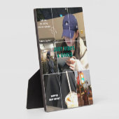 Cozy Korean Winter Aesthetic Collage Photo フォトプラーク (側面)