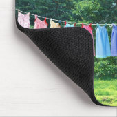 Cozy Laundry Line Anime Mousepad| Cute Aesthetic マウスパッド (コーナー)
