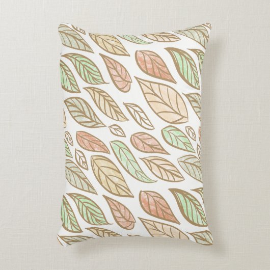Cozy Leaf Breeze アクセントクッション (正面(垂直))