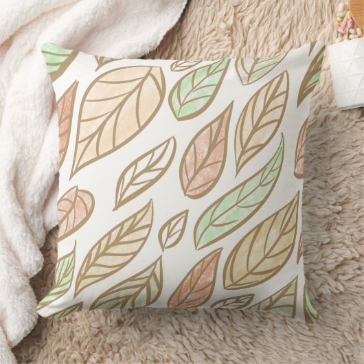 Cozy Leaf Breeze クッション (ブランケット)