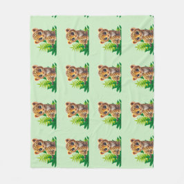 Cozy Leopard Fleece Blanket フリースブランケット