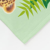 Cozy Leopard Fleece Blanket フリースブランケット (角)