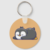 Cozy Little Penguin Nap キーホルダー (正面)