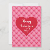 Cozy Love Hearts Happy Valentine’s Day Card シーズンカード (正面)