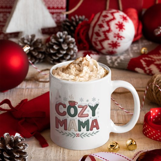 Cozy Mama Christmas コーヒーマグカップ