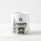 Cozy Merry Christmas Paper Plate with Winter コーヒーマグカップ (中央)