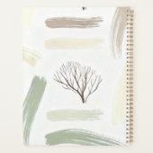 Cozy  Minimal Winter Aesthetic Pattern   プランナー手帳 (裏面)