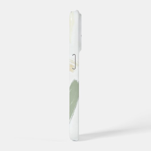 Cozy Minimal Winter Aesthetic Pattern iPhoneケース (右側面)