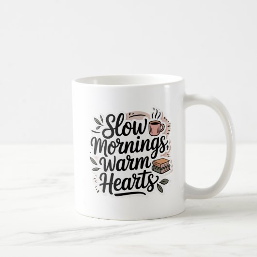 Cozy Minimalist Quote Mug  コーヒーマグカップ (右)
