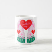 Cozy Mittens with Heart コーヒーマグカップ (中央)