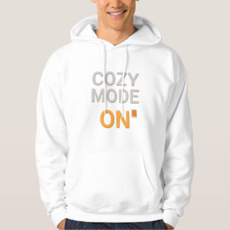 Cozy Mode ON Hoodie | Comfort Hygge Loungewear パーカ