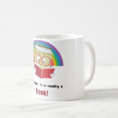Cozy Moments take a Look, It's in a Reading a Book コーヒーマグカップ (正面右)