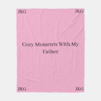 Cozy Moments With My Father Blanket | JKG フリースブランケット