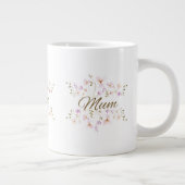 Cozy Mother’s Day & Birthday Gift, Floral Mum ジャンボコーヒーマグカップ (右)