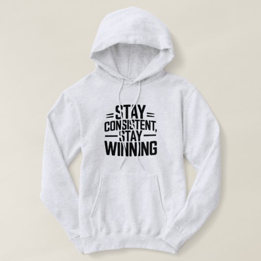 Cozy Motivational Quote Hoodie, winter outfit パーカ (デザイン正面)