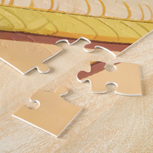 Cozy Napping Cat Puzzle ジグソーパズル (側面)